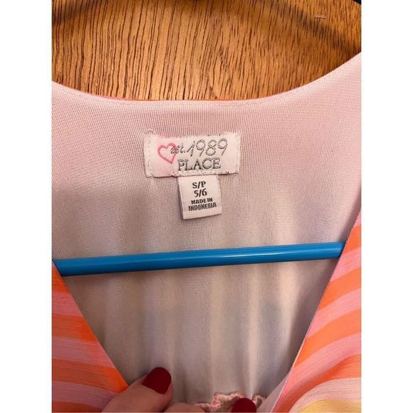 Multicolor girls dress by 1989 Place. Size 6 - Picture 2 of 3